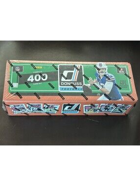 2022 NFLDONRUSS FOOTBALL FACTORY SEALED 400 CARD/ 100 RC SET UNOPENED MINT